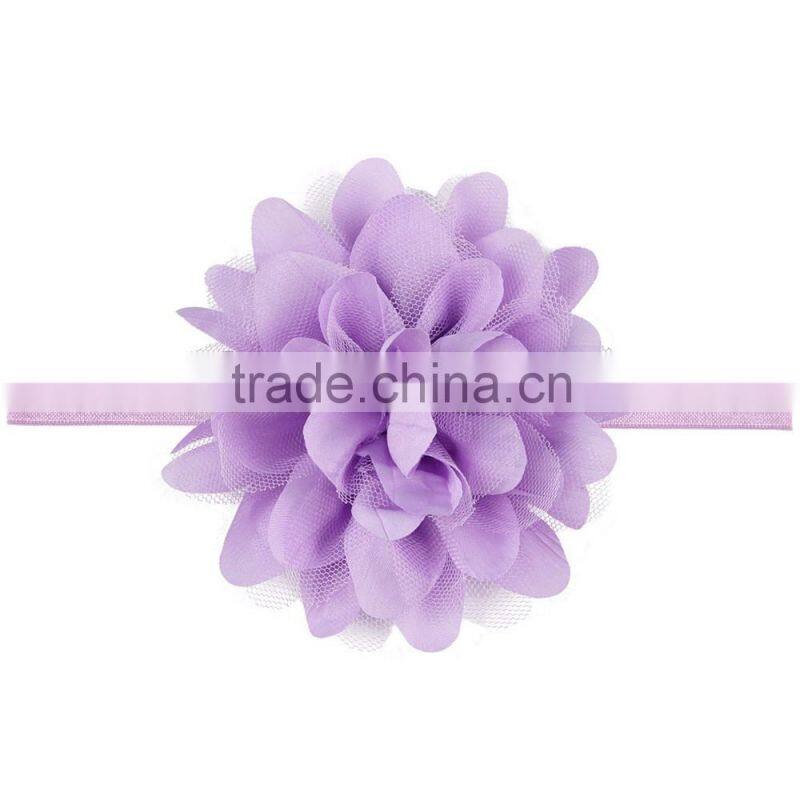 Fashion Baby large flower Headband Infant Headband Toddler Headband Headband baby big flower hair band wh-1745