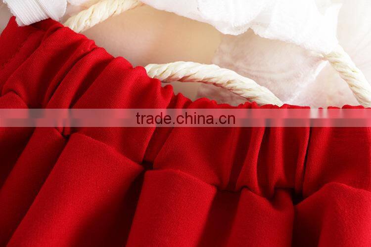 baby clothes set boutique chiffon skirt with white lace tshirt set goods for children clothes