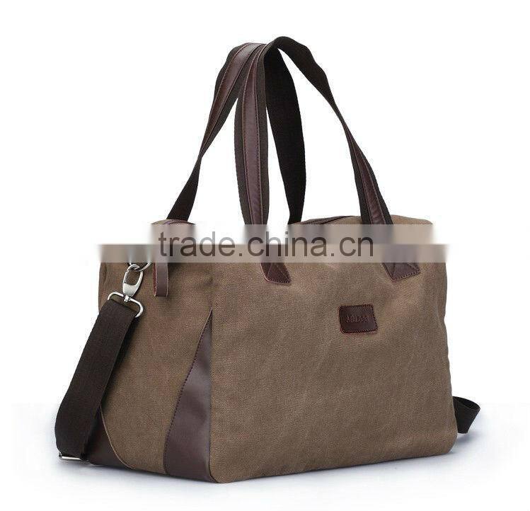 New Brown Casual Canvas Tote Handbag