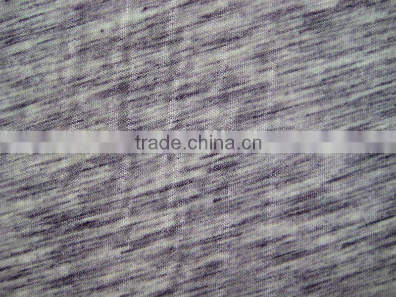 single jersey polyester rayon spandex fabric