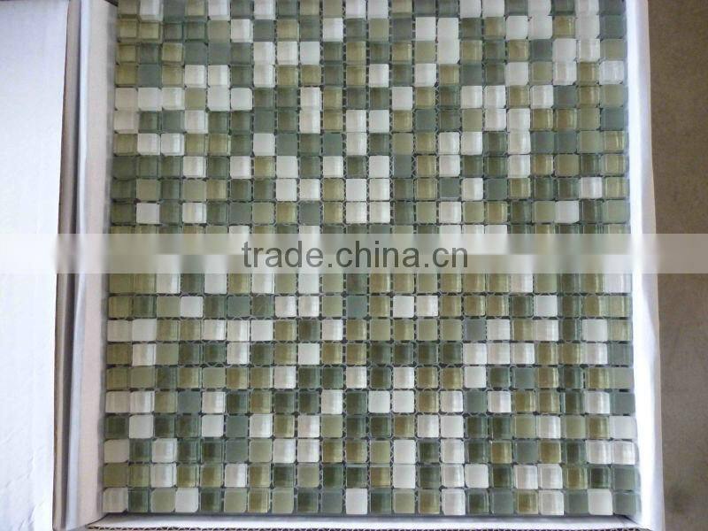 10x10mm mini mosaic crystal glass mosaics