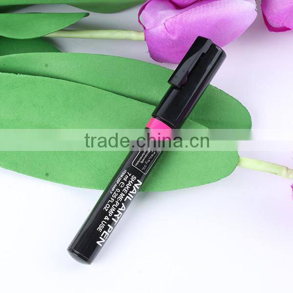 3D DIY Decoration Polish Set Design Paint UV Gel Acrylic Powder Different False Tips 16Colors Nail Art Pen