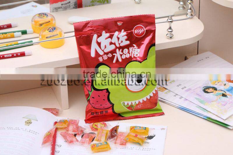 100g bag packing small jelly candy fruit flavor