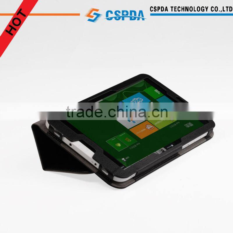 Factory price folio back stand leather case cover for Acer Iconia W3-810 Tablet