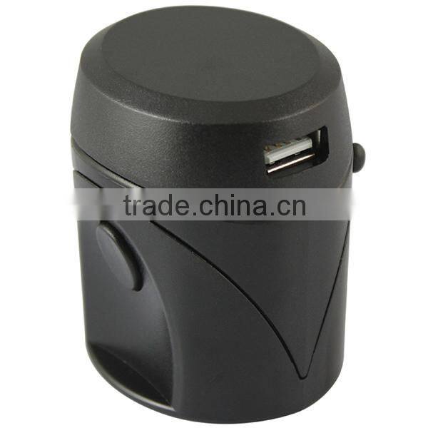 Worldwide International Power Adapter Wall Charger with US EU UK AU Plugs