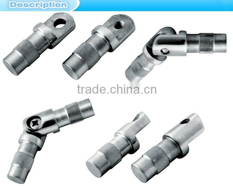 handrail round stainless steel tube connector HC-07