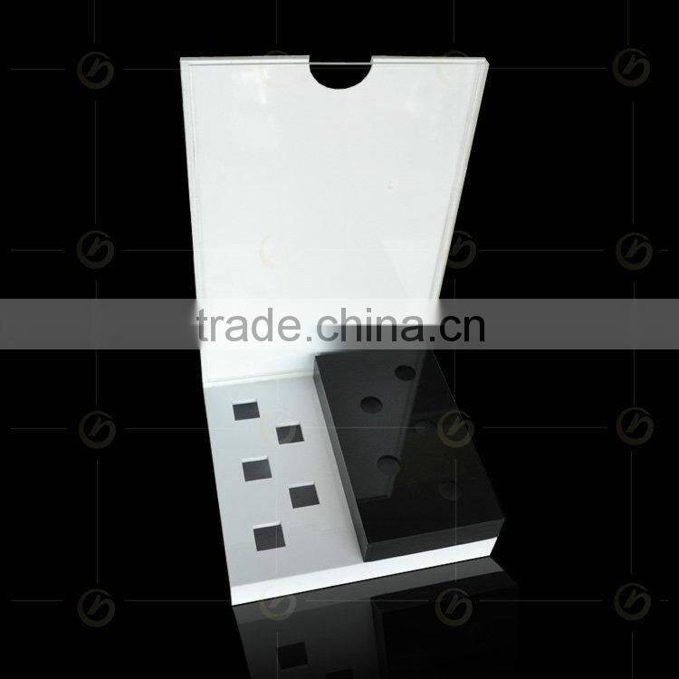 factory direction Elegant plexiglass cosmetic lipstick stand acrylic cosmetic display