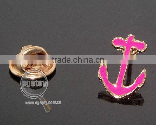 Anchor Shape Pin Badge