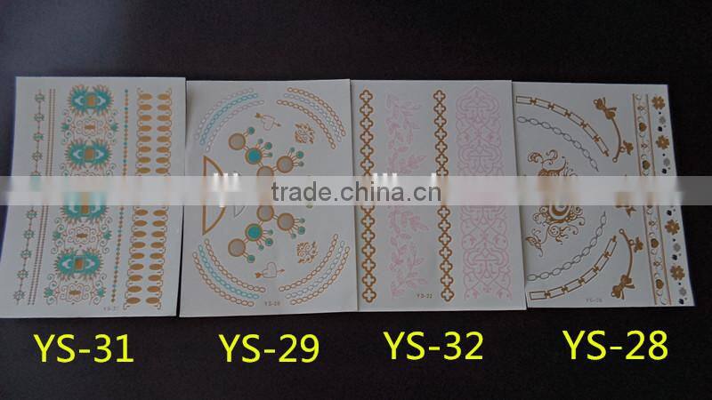 YS metallic tattoo Flash tattoo wholesale