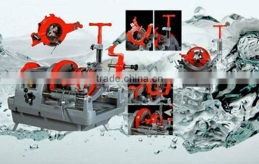 The threading machine of electric round steel