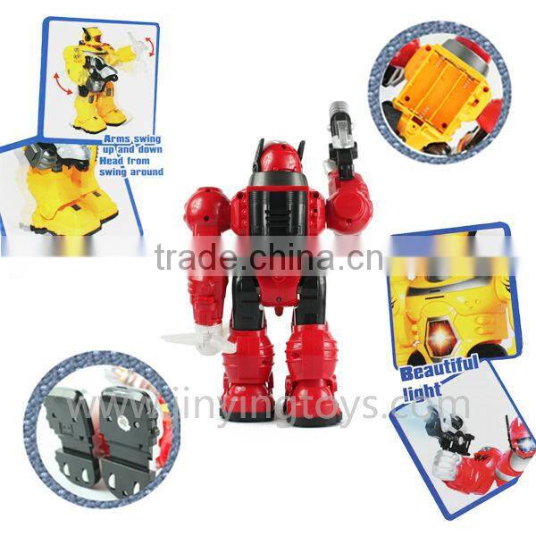 Multifunctional battery operated robot with light&sound
