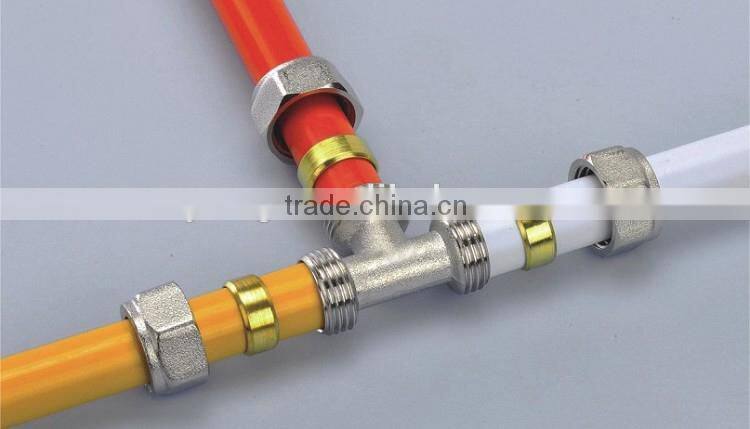Brass compression fittings male threaded elbow/1216mm brass elbow for pex/al/pex pipes