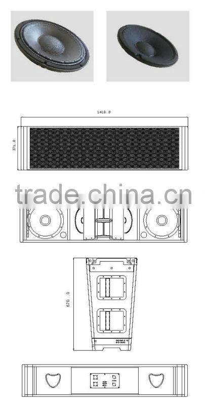 line array speaker box