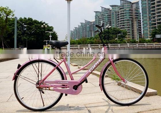 26inch steel frame and alloy wheel dutch city lady adult bicycle/bike sell in china