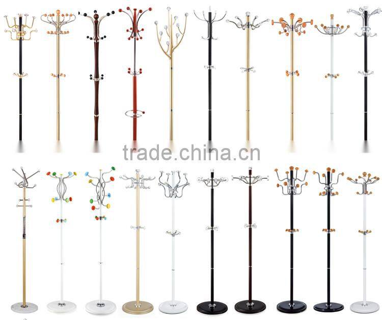 Y-188 stand clothes hanger rack / wooden coat racks /commercial coat racks