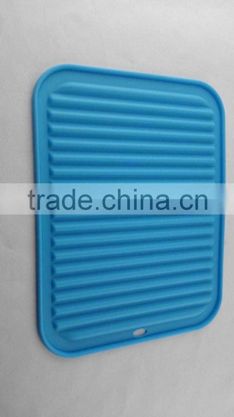 Wholesale silicone rubber dish drying mat & silicone sink mat