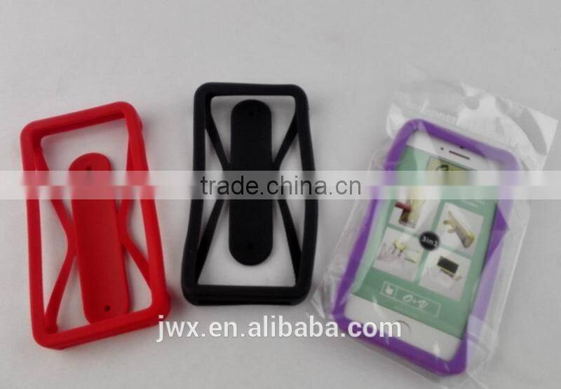 universal silicone bumper case with touch-U holder