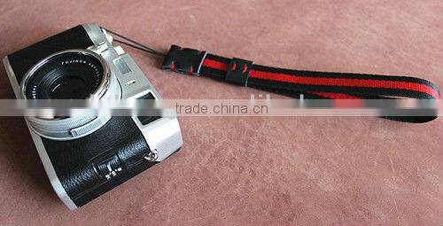 Colorful stripe hand rope camera strap