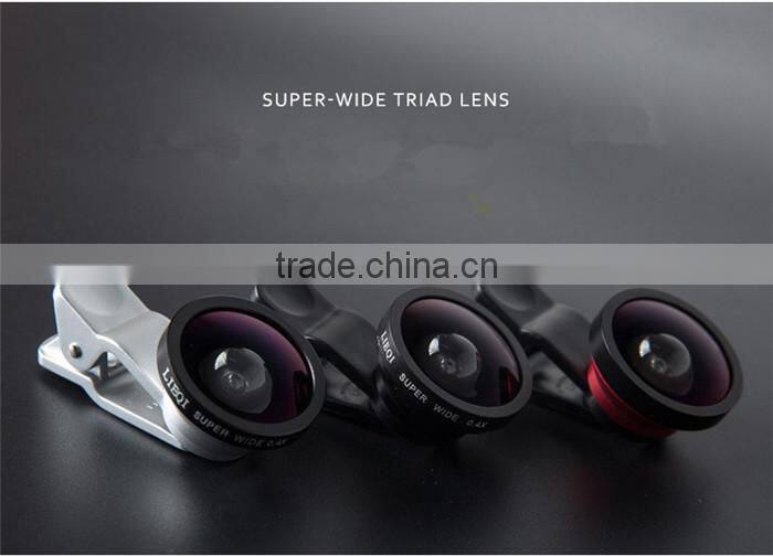 3 in 1 wholesale 180 degree fisheye lens, for iphone camera lens