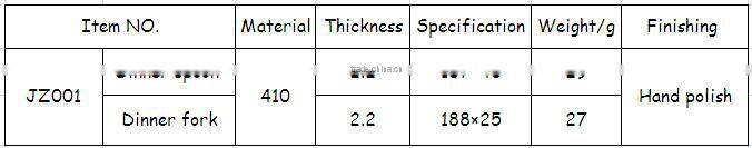 5 pcs Crane handle high ranking stainless steel spoons and forks set