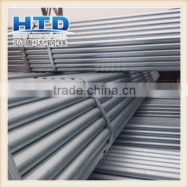 China supplier galvanized round pipe
