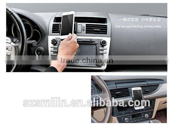 360 degree rotatable adjustable 5" Car Air Vent Mount Phone Holder for iPhone 6 plus,iPhone 4/4s/5/5s/5c/6,Samsung S3/S4/S5/S6