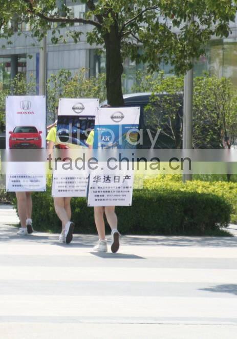 Economical Backpack Harness Knapsack X banner Advertising display exhibition Stand