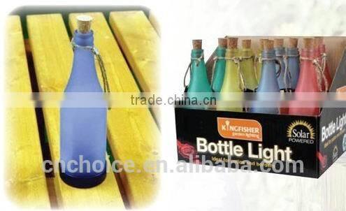 Solar bottle light