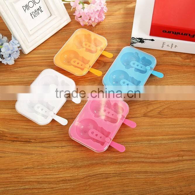 ICM-J009 Reusable Popsicle Molds Ice Pop Molds Maker, Set of 2, Doraemon Ice Pop Molds