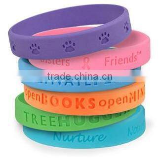 CUSTOMIZED SILICON WRISTBAND IN CHINA