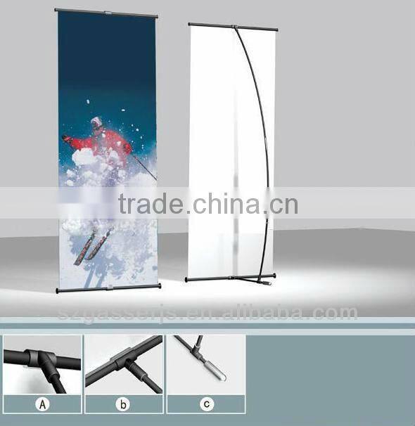 Factory custom trade show advertizing l banner large