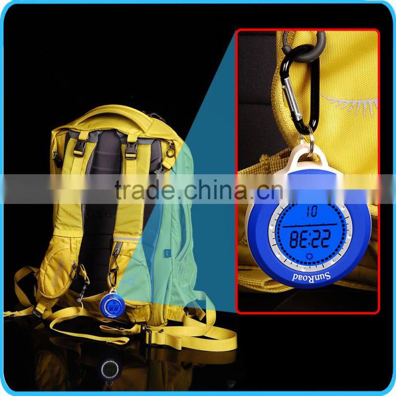 Barometer 8 in 1 Thermometer -699~8991m Altitude LCD Digital Compass Altimeter