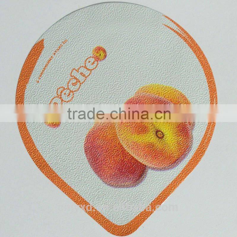 heat sealing aluminium lid for yogurt