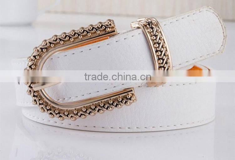 Fashion women PU leather belt for garment decorate