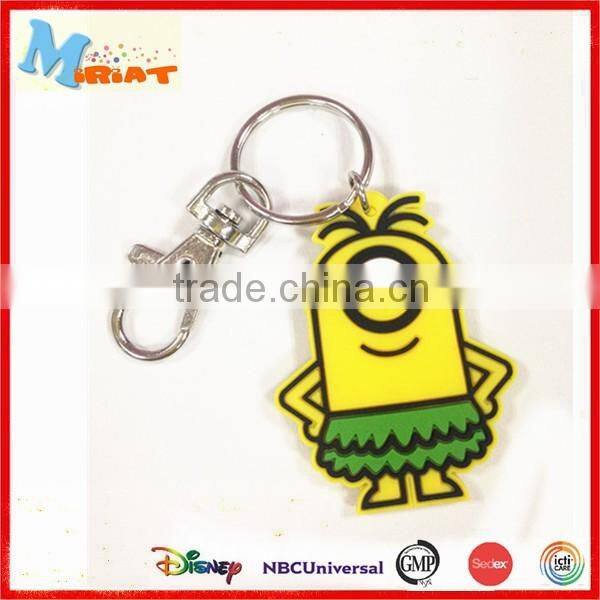 OEM Design Custom Logo Rubber Promotion Animal Keyring