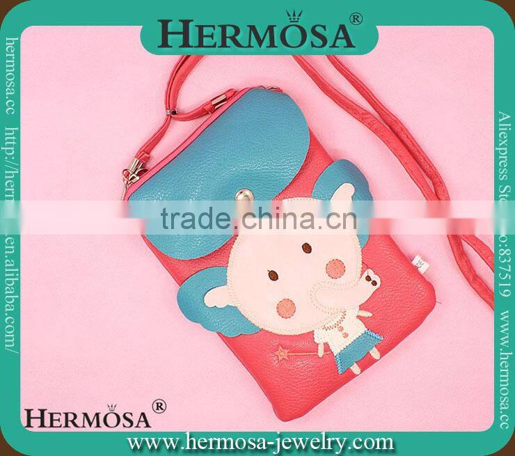 NEW ARRIVAL Orange Cute Animals Elephant Style Coin Purse Wallet Phones Bag Key Bag PUB 32