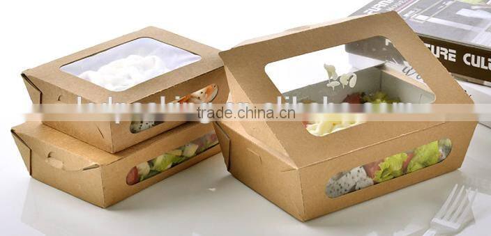 Kraft paper food take out boxes,food grade paper box