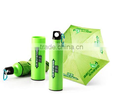 2014 new creative products promotion gift rose bottle umbrella