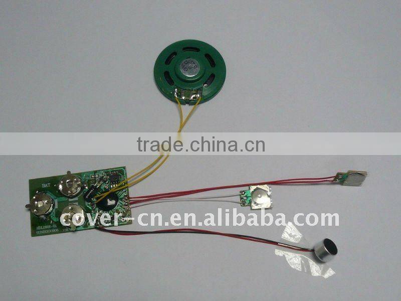 Light Activated Sensor Sound Module for greeting card or box