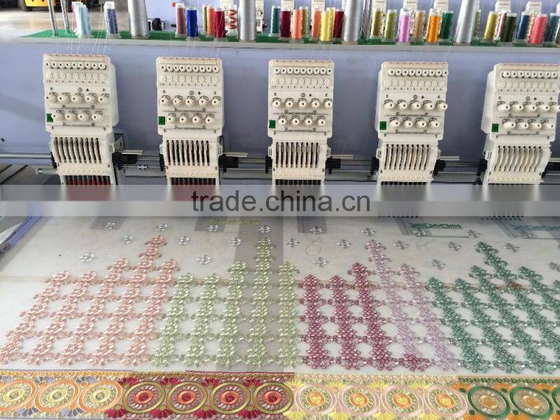 12 heads towel embroidery machine