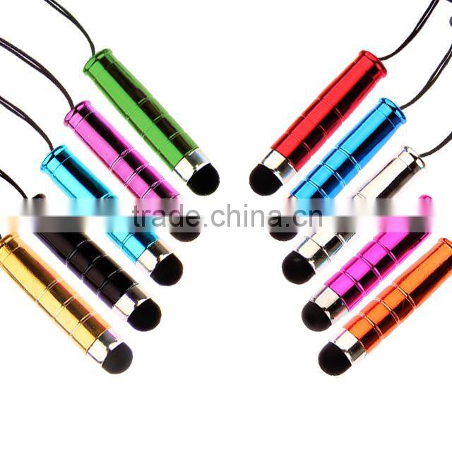 Purple Universal Touch Screen Dust Plug Tablet Stylus Pen