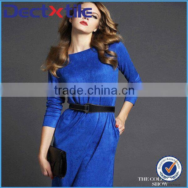 2015 New Fashion Faux Suede From made in China Have Casual Dress