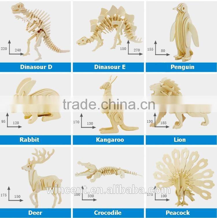 DIY 3D Wooden Snake Puzzle