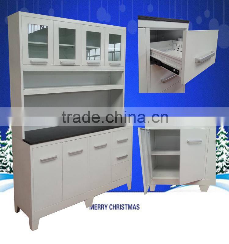 China supplier high quality steel kitchen cabinet, steel kitchen cupboard on selling