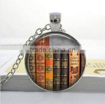 Om necklac,Tibetan Buddhism necklace DIY glass dome jewelry Photo glass dome jewelry