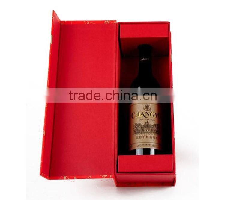 Counter display gift making cardboard wine box