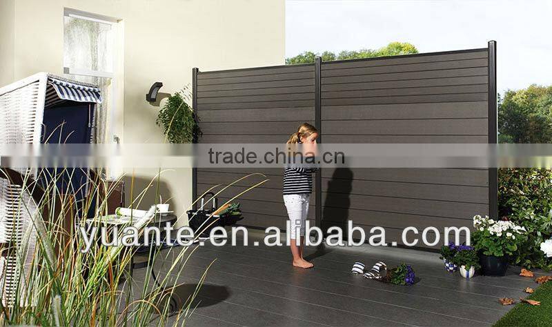 Outdoor and eco-friendly wood plastic composite WPC fence