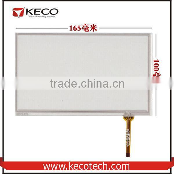 7.0 7 inch General 4 wire resistive 165*100 165mm*100mm HSD070IDW1-D00 touch glass digitizer Screen