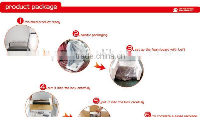 spiral wire binding machine photo book binding machine banknote binding machine