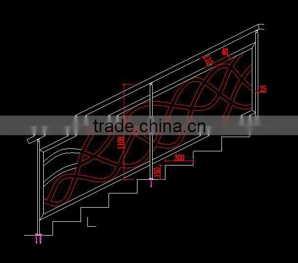 Factory Price Stainless Steel Material 202/304 Outdoor/indoor Stair Railing